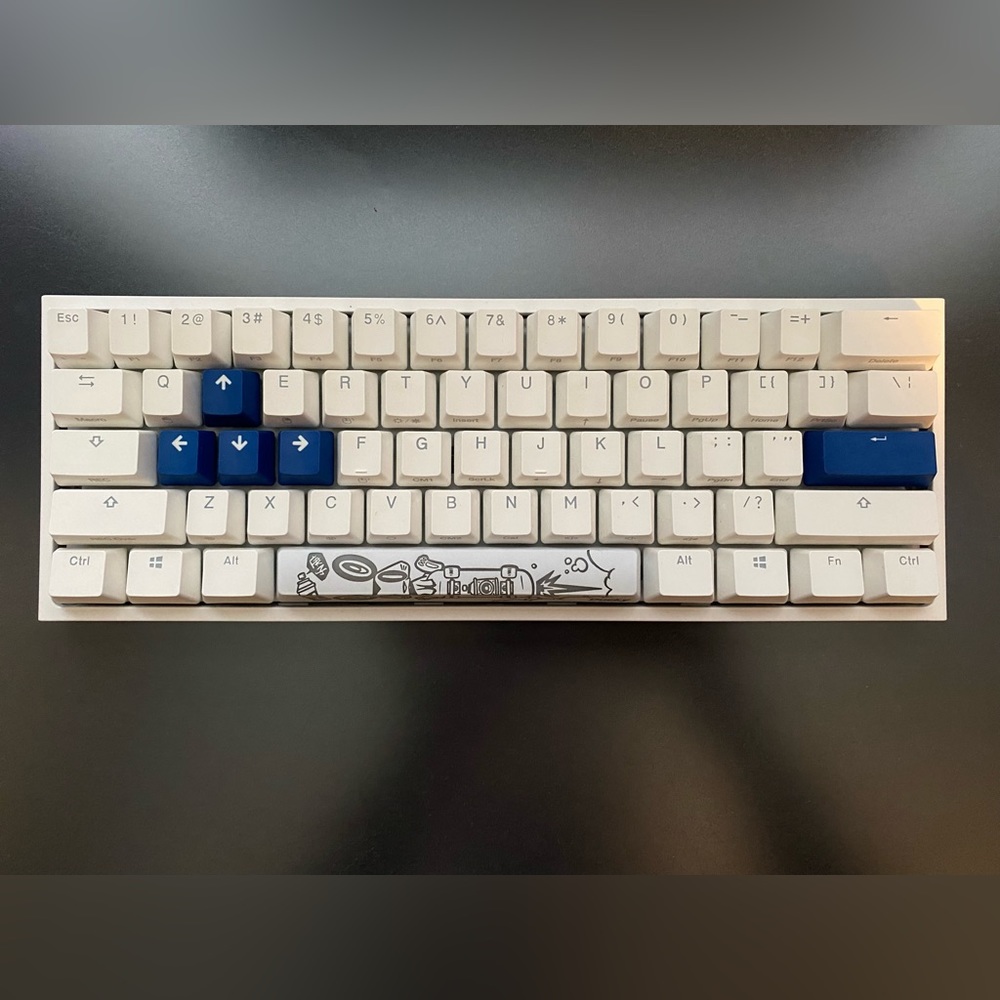 Ducky One Mini Keyboard - White - Gaming Keyboard